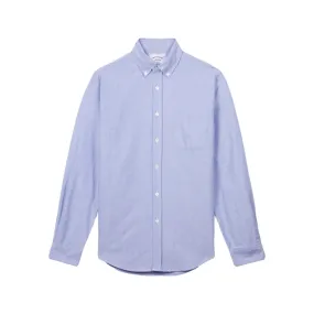 Brushed Oxford Shirt - Blue