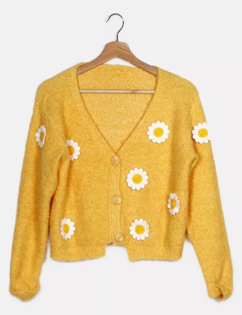 SHEIN Chaqueta de punto de punto