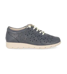 Zapatillas de Piel Rubens 01 marino